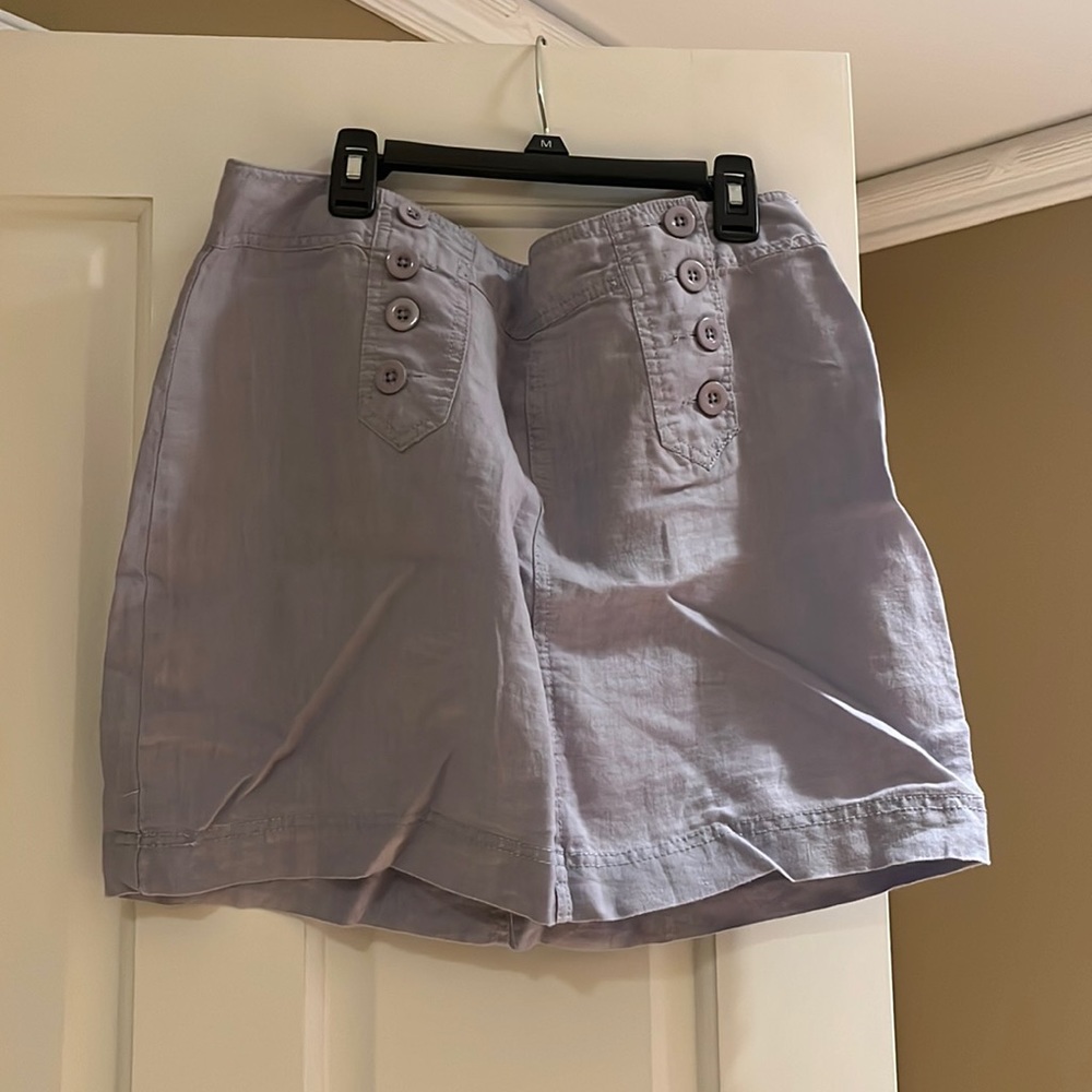 🟡 Lilac linen skirt